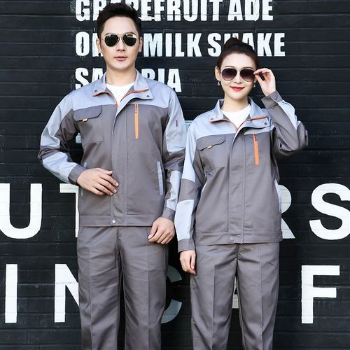Work Suit Men Long Sleeve Workshop Workwear Thin Auto Repair Labor Suit
