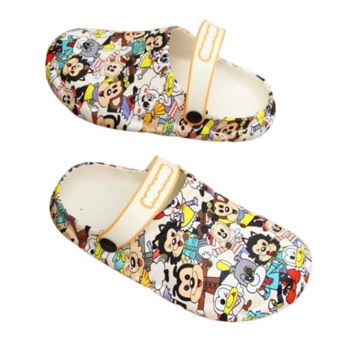 Sleek Graffiti Design Ladies Crocs