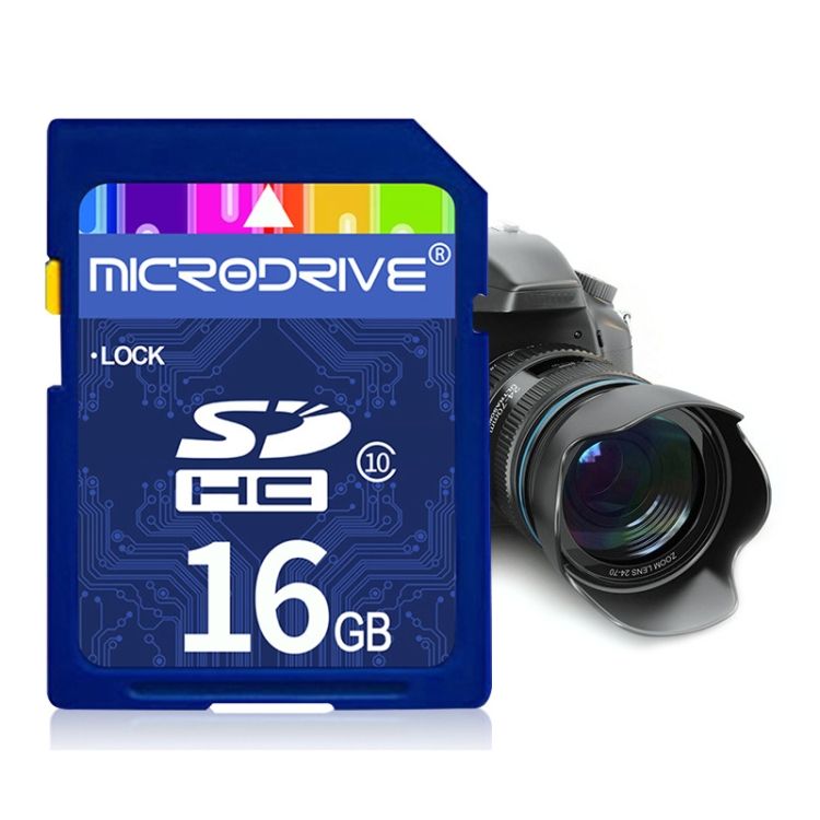 Microdrive 16GB Cl 10 SD Memory Card
