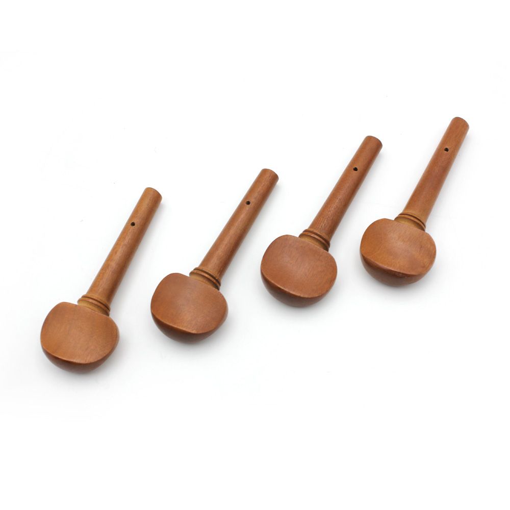 4pcs 4/4 Size Violin Fiddle Tuning Peg Set Jujube Wood