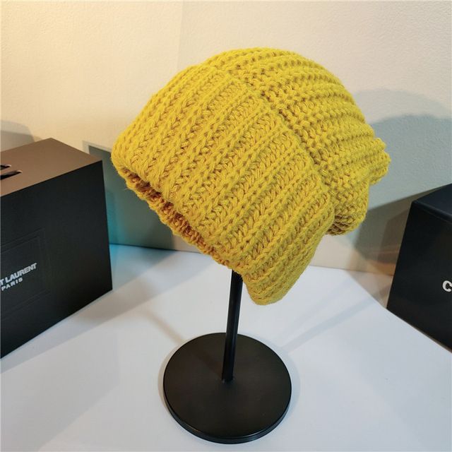 Simple Multi Color Big C Letter Winter Hat Women Winter Unisex Beanie Cap Outdoor Thick Warm Hip Hop Sport Ski Knitted Hats(No.#27)