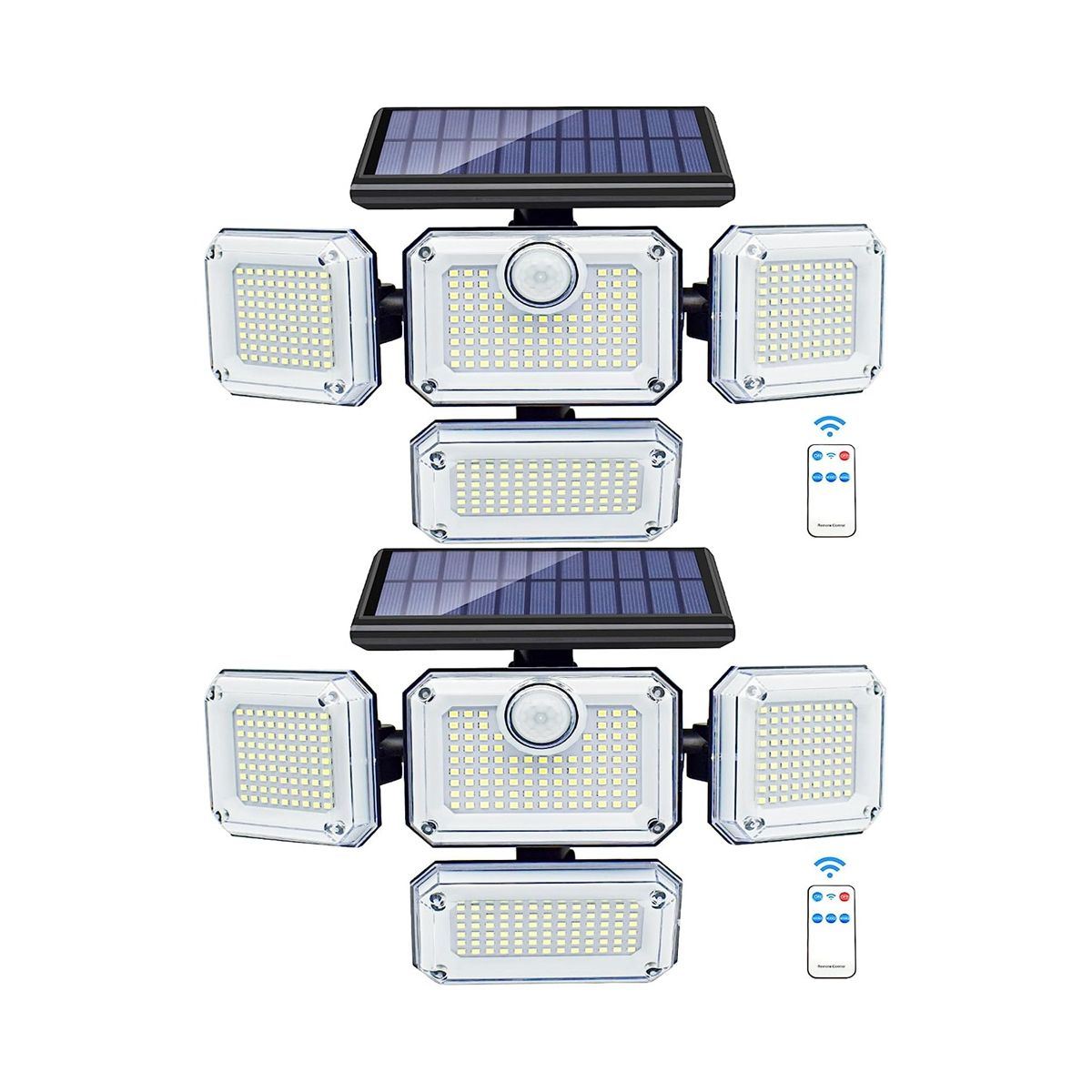 Solar Lights Outdoor Motion Sensor 333 LED Flood Lights,