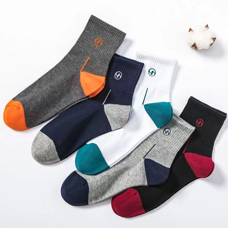 [Men's Socks] Medium Tube Ins Trendy Socks-Random(Bagged)/10 Pairs