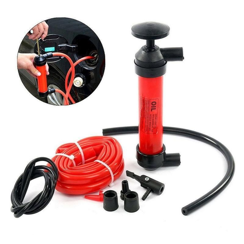 Pump Siphon Tube Car Hose Transfer Gas Sucker Fuel Extractor Pump Inflatable L4A9 A