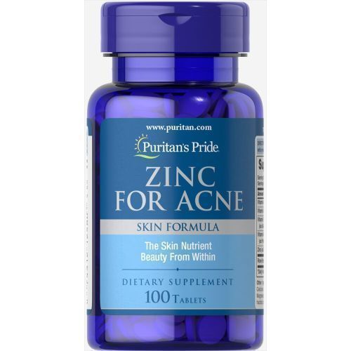 Zinc For Acne Supplement -100 Tabs