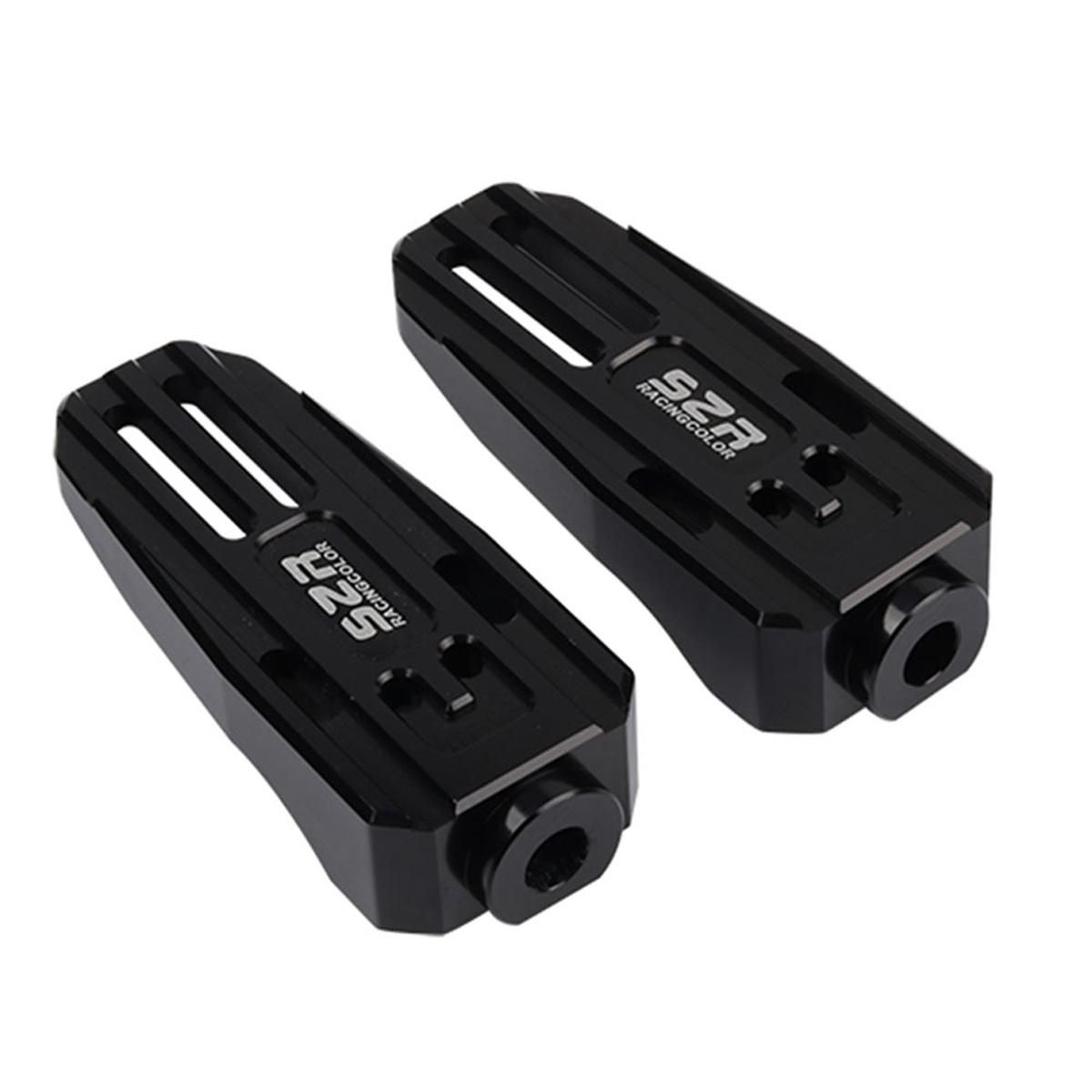 For Super SOCO TC TS Lite Pro TS 1200R TSX Motorcycle Widen Front Footrest Foot Rests Footpeg Foot Pegs Pedal Black