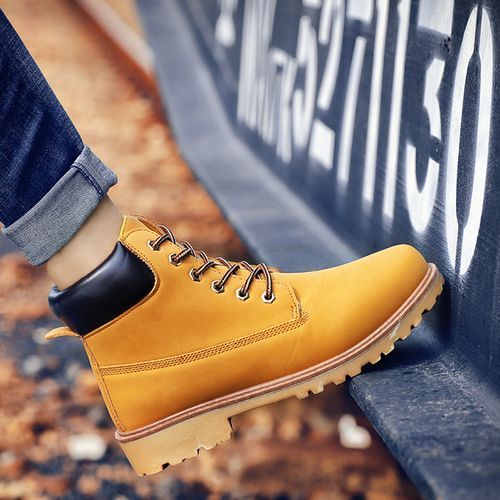 Men's Fashion High Top Work Boots