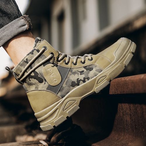 Men Outdoor Martin Boots Casual Ankle Boots