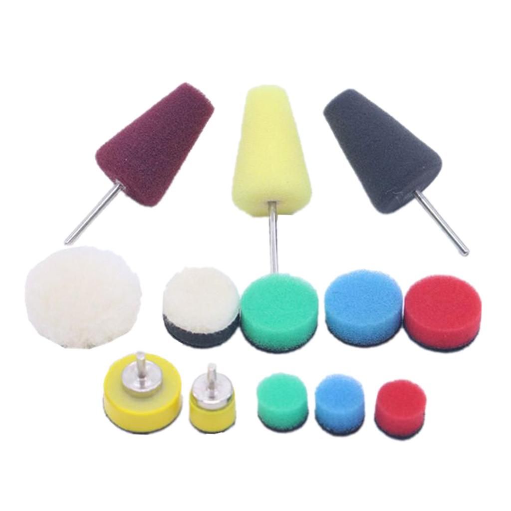 Household Buffing Sponge Pad 13 Pieces Polishing Pad Clean Automotive