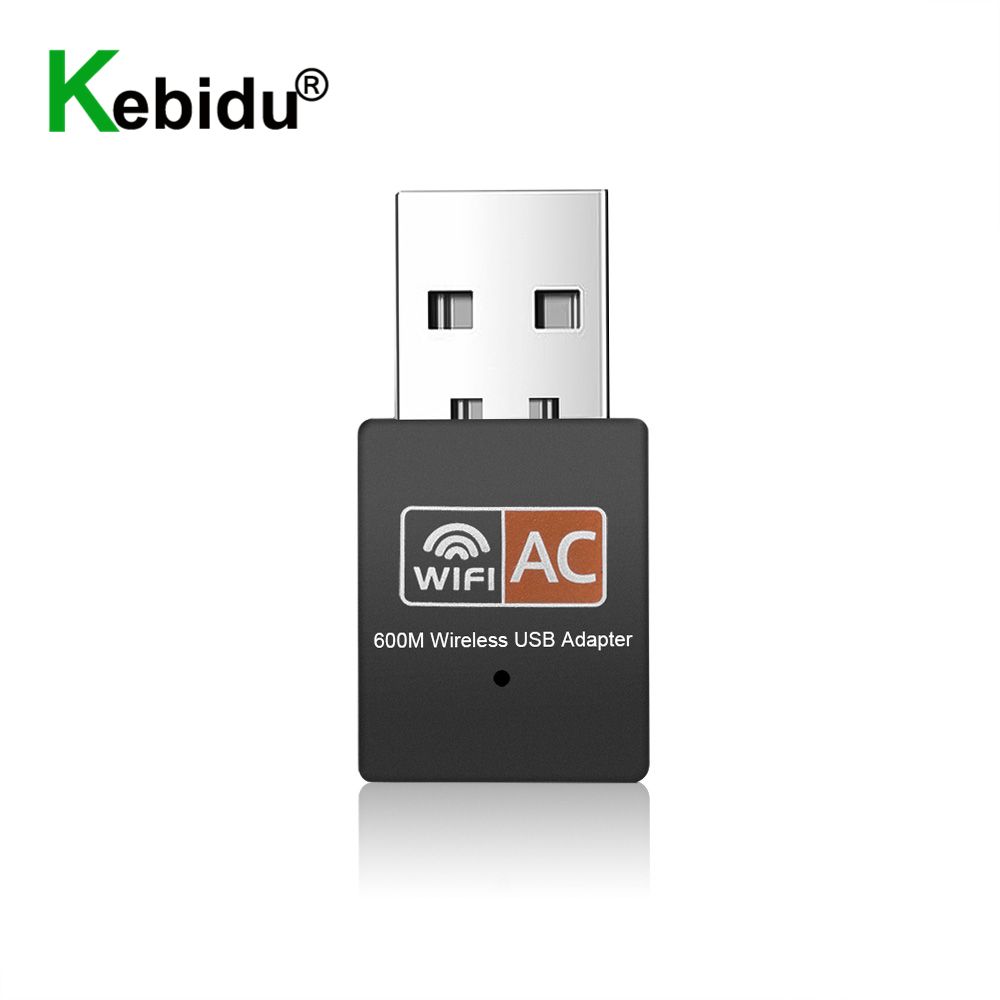 Kebidu 600Mbps 2.4Ghz + 5Ghz USB Wifi Adapter Dual Band