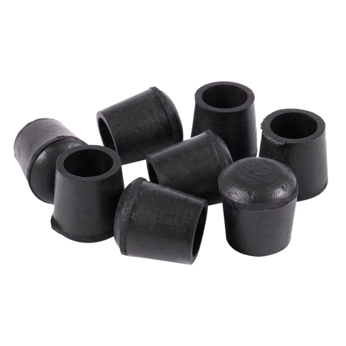 Furniture Armchair Table 14mm Inside Diameter Cone Shape Rubber Foot Covers 8 parts