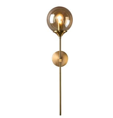 Nordic Creative Magic Bean Ball Wall Lamp LED Light Restaurant Bedroom Bedside Aisle Exhibition Hall Decorative Glass Wall Lamp With LED G45 5W warm light amber