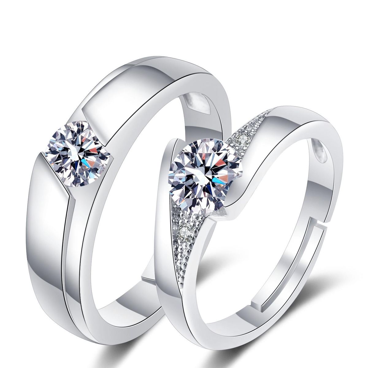 Wedding Rings Diamond Couple Ring