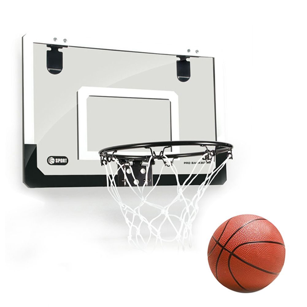 Big Size Children Kids Hanging Basketball Hoop Indoor Door Wall Mounted Kids Mini Basket Ball Board Toy Set With Pump