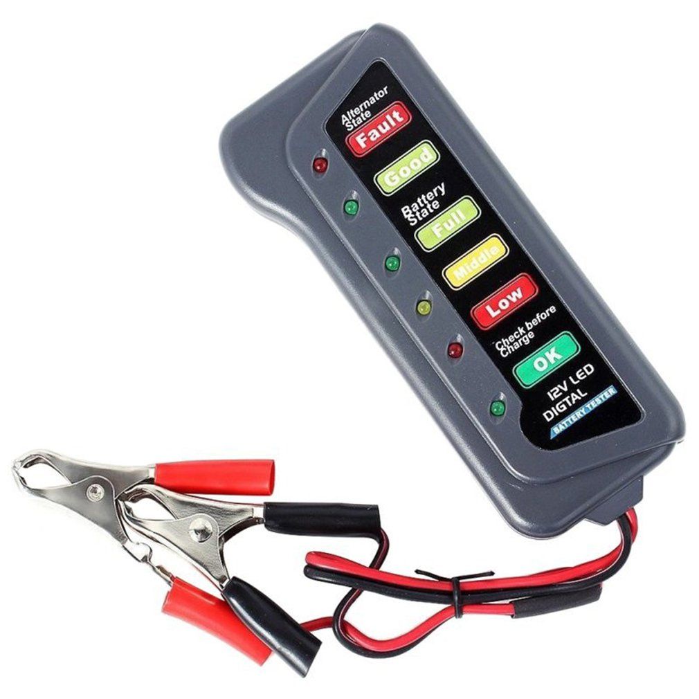 Universal Car Motorcycle Fault Detector Battery Tester