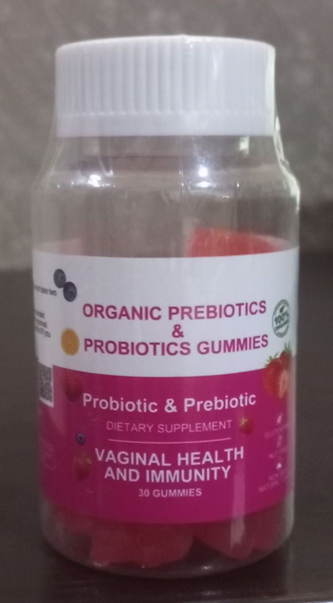 Organic Prebiotics & Probiotics Gummies Plus Cranberry