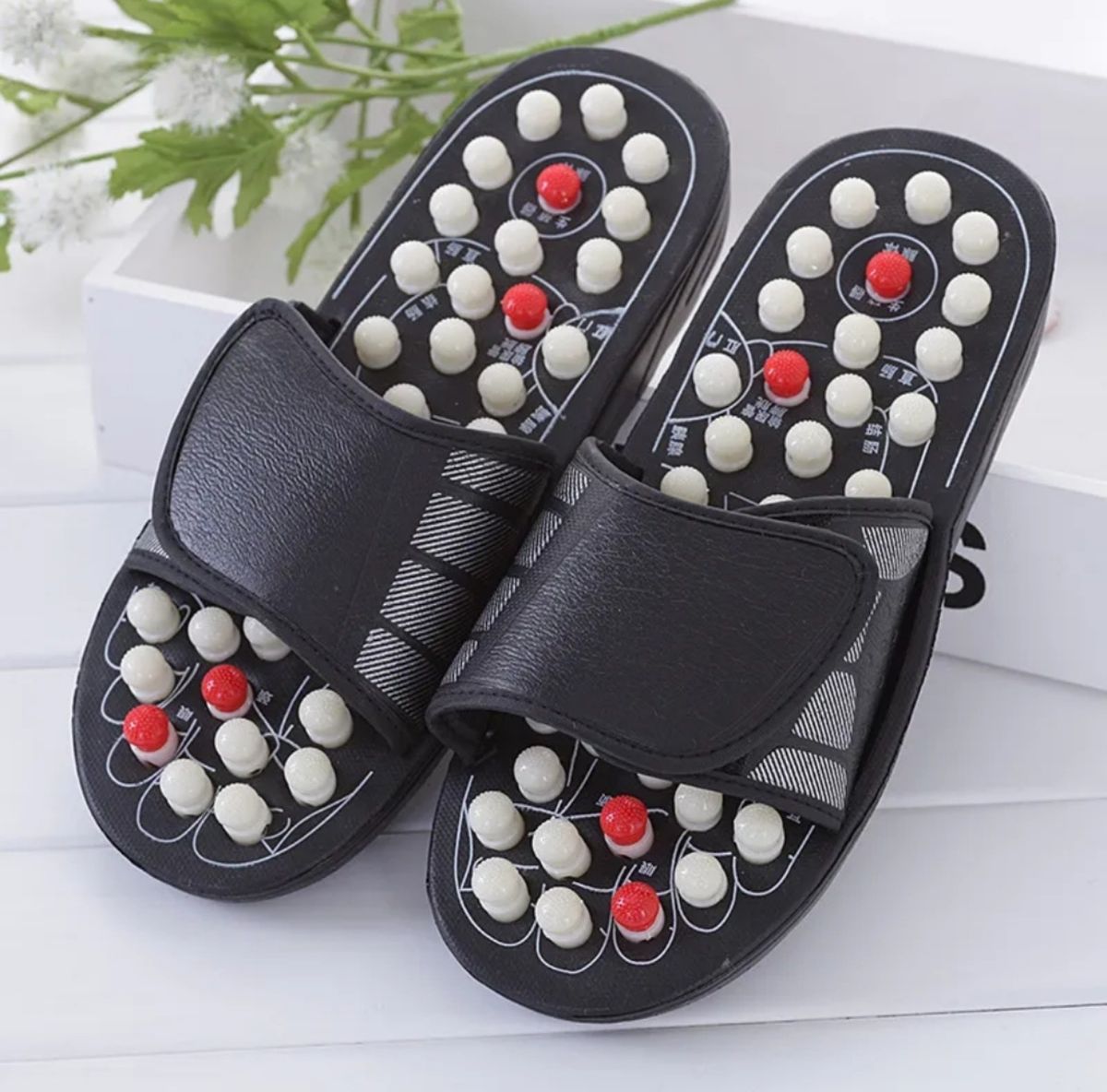 Feet Message Slippers Foot Reflexology Acupuncture Therapy