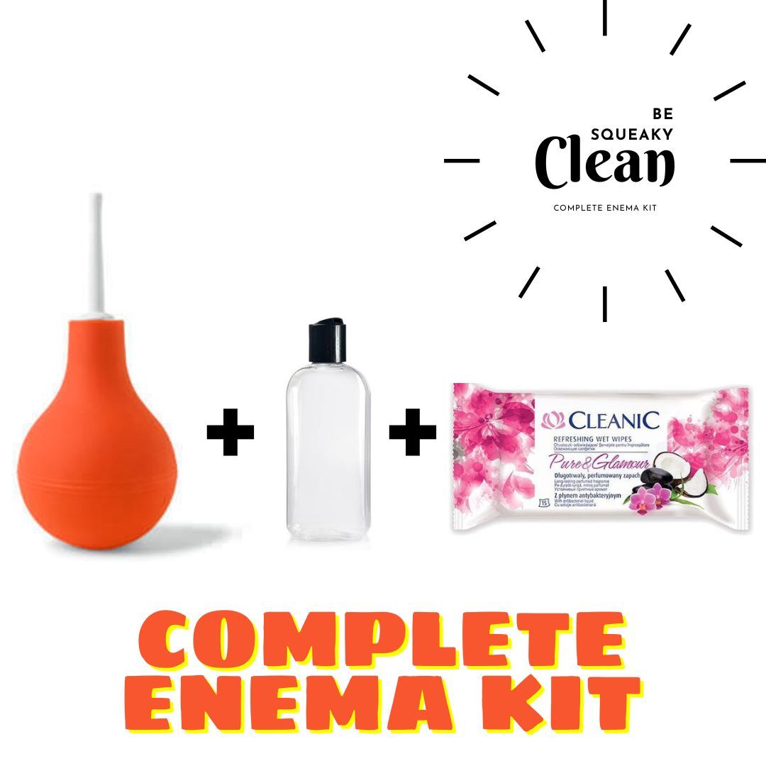 Bulb Enema Kit Silicone Douche Anal & Vagina Wash Cleaner