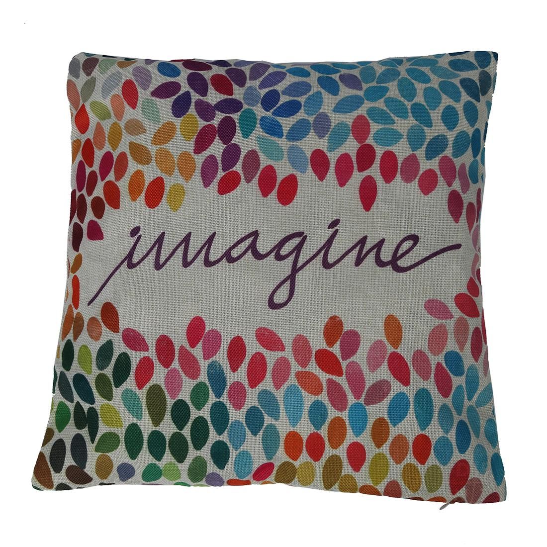 Print Square Cotton Linen Pillow Case Cushion Cover