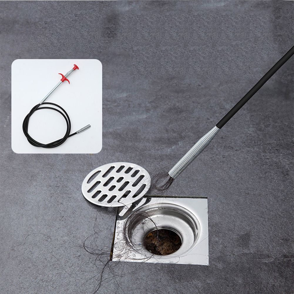 85cm 34in Sewer Pipe Unblocker Snake Spring Pipe Dredging Tool