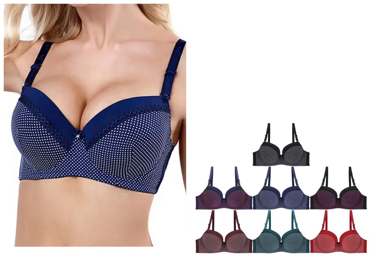 HIGH QUALITY PUSH UP POKA BRA (D Cup Ladies)