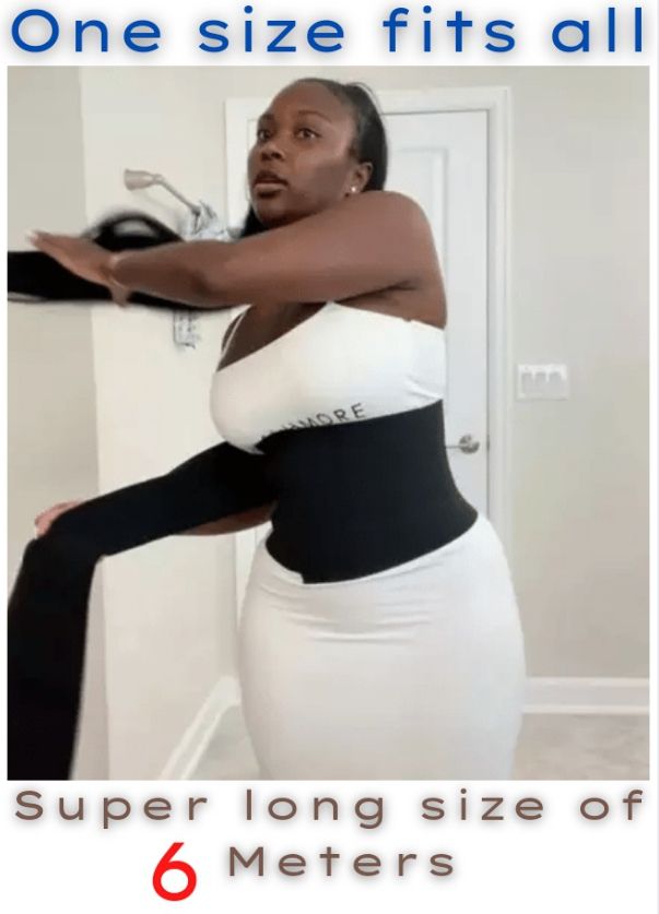 Women Ladies Female Slimming Tummy Wrap Shapewear.6 Meters Long