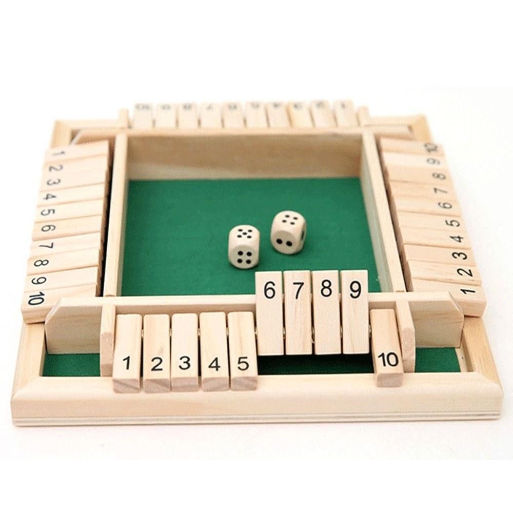Four Side Flop Game Number Game Toys Parent-child Board Game Bar Party Leisure Game Math Toys Four-person Digital Game Toys