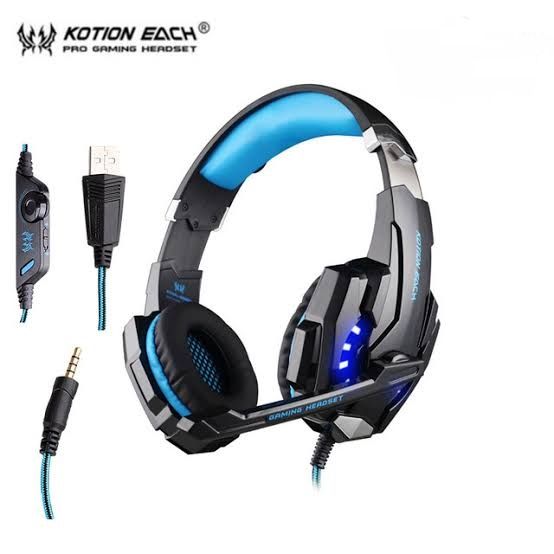 Gaming Headsets Wired Headphones With Microphone Light For A Mobile Phone Deep Bass Auriculares Con Cable For PS4,PC New Xbox