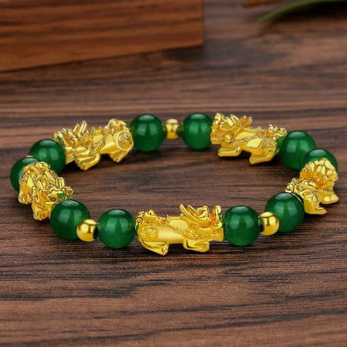 Feng Shui Obsidian Bracelet - Green