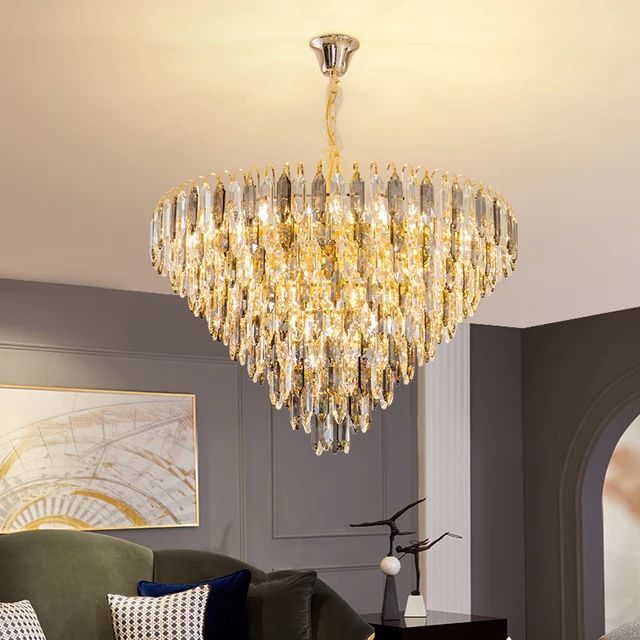 Medium Modern Luxury Crystal Chandelier