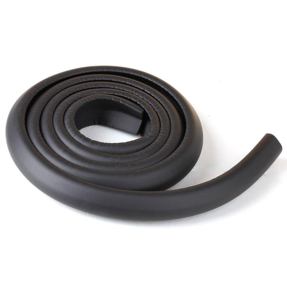 2M Strip Paraspigolo Edge Black Baby Safety Saves Corners + Black Sticker