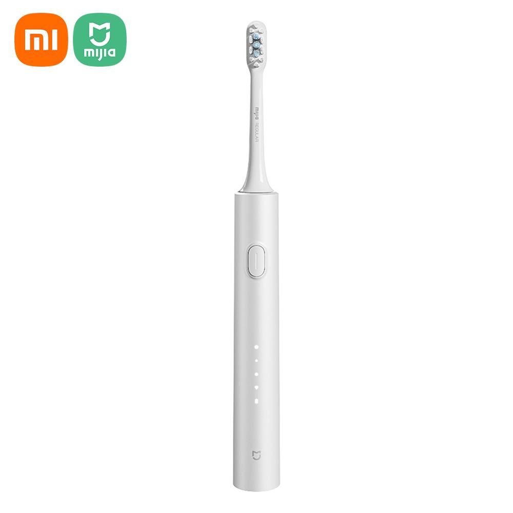 Xiaomi Mijia Sonic Electric Toothbrush T302 IPX8 Waterproof Wireless Charging 4 Brush Head Sonic Electronic Tooth Brush Long Battery Life