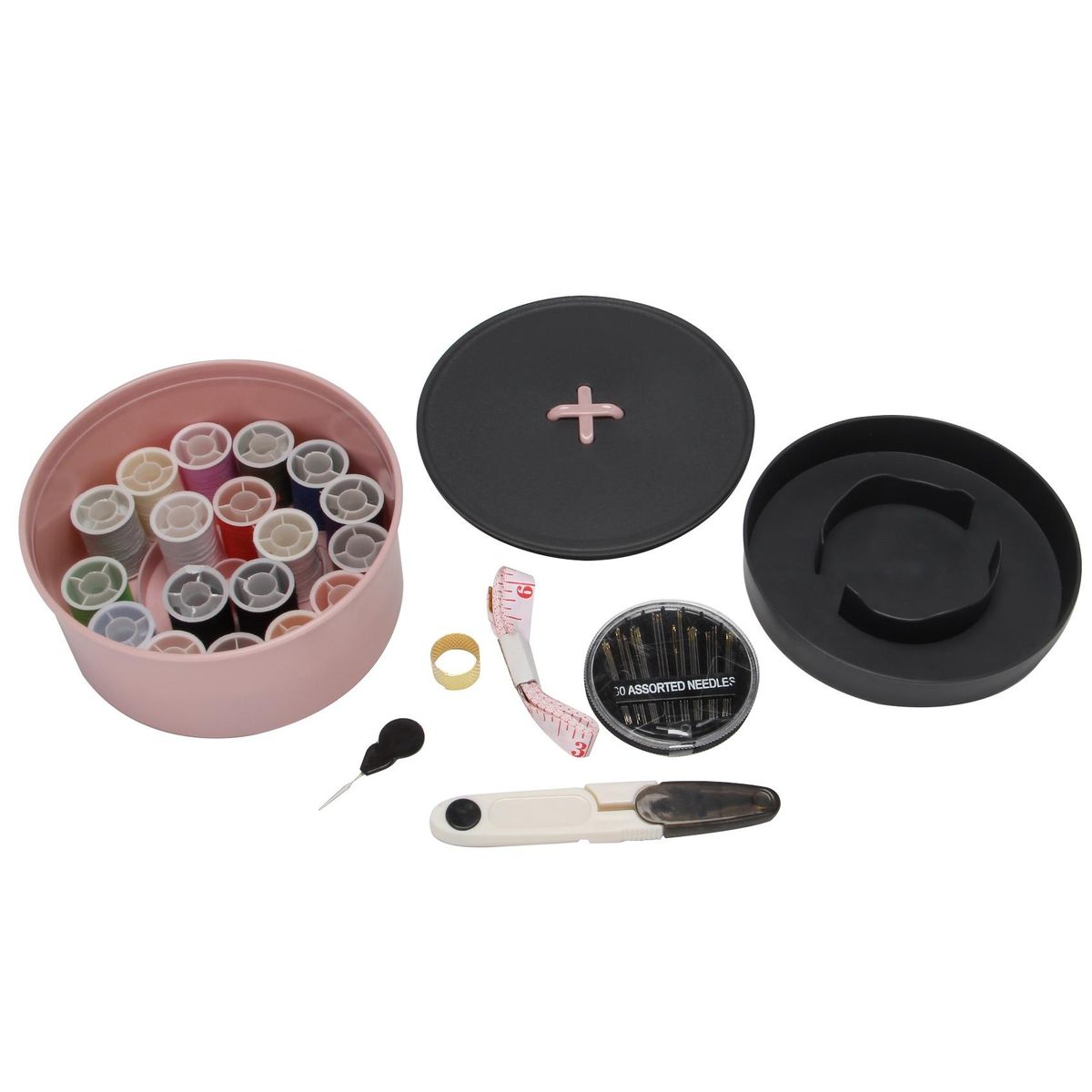 Travel Sewing Tools Accessories Portable Sewing Kits Pink