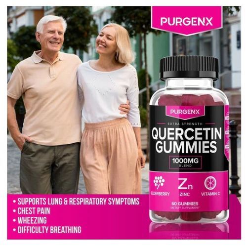Quercetin + Zinc + Vitamin C + Elderberry Gummies 1000mg