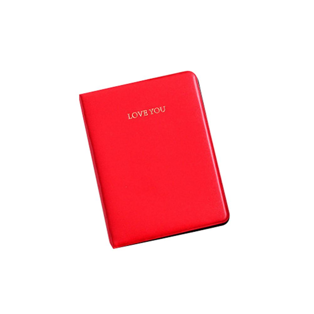 64 Pockets LOVE YOU Photo Album Picture Holder For-Red