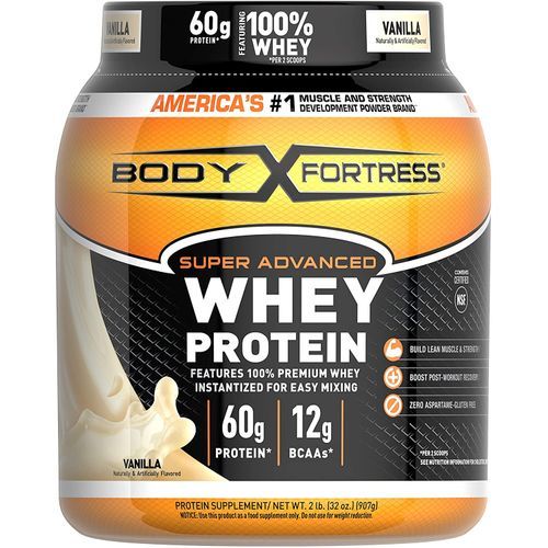 Super Advanced Whey Protein Powder - Vanilla 2Lbs
