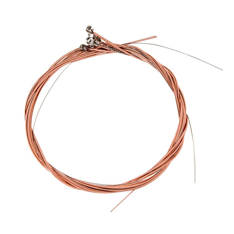 6 Pie Es Guitar Strings For Folk A Ousti  Guitar Sturdy Guitar Strings-Red Copper-7cm