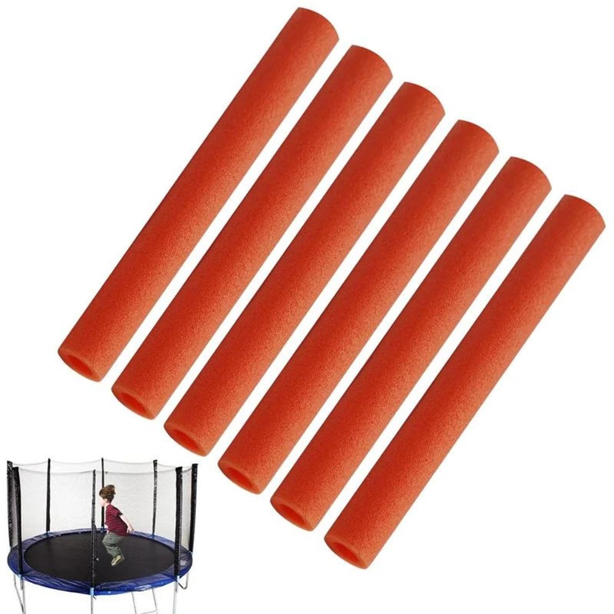 6x Trampoline Pole Foam Sleeves Padding For Pipe Kids