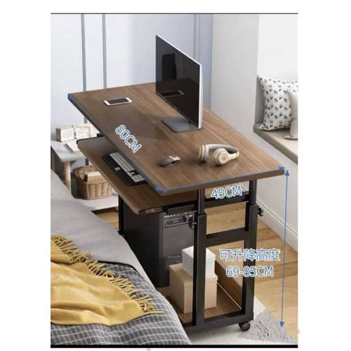 Beside Laptop Desk / Adjustable Laptop Table-Black