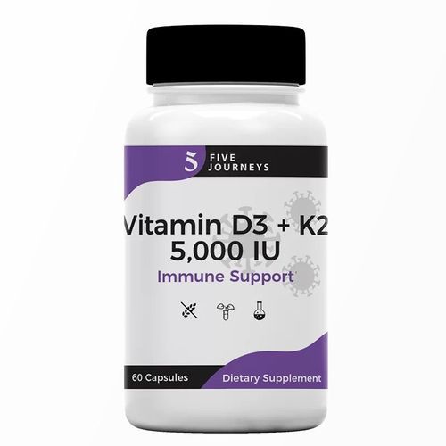 D3 + K2 5,000 IU 60 Capsules
