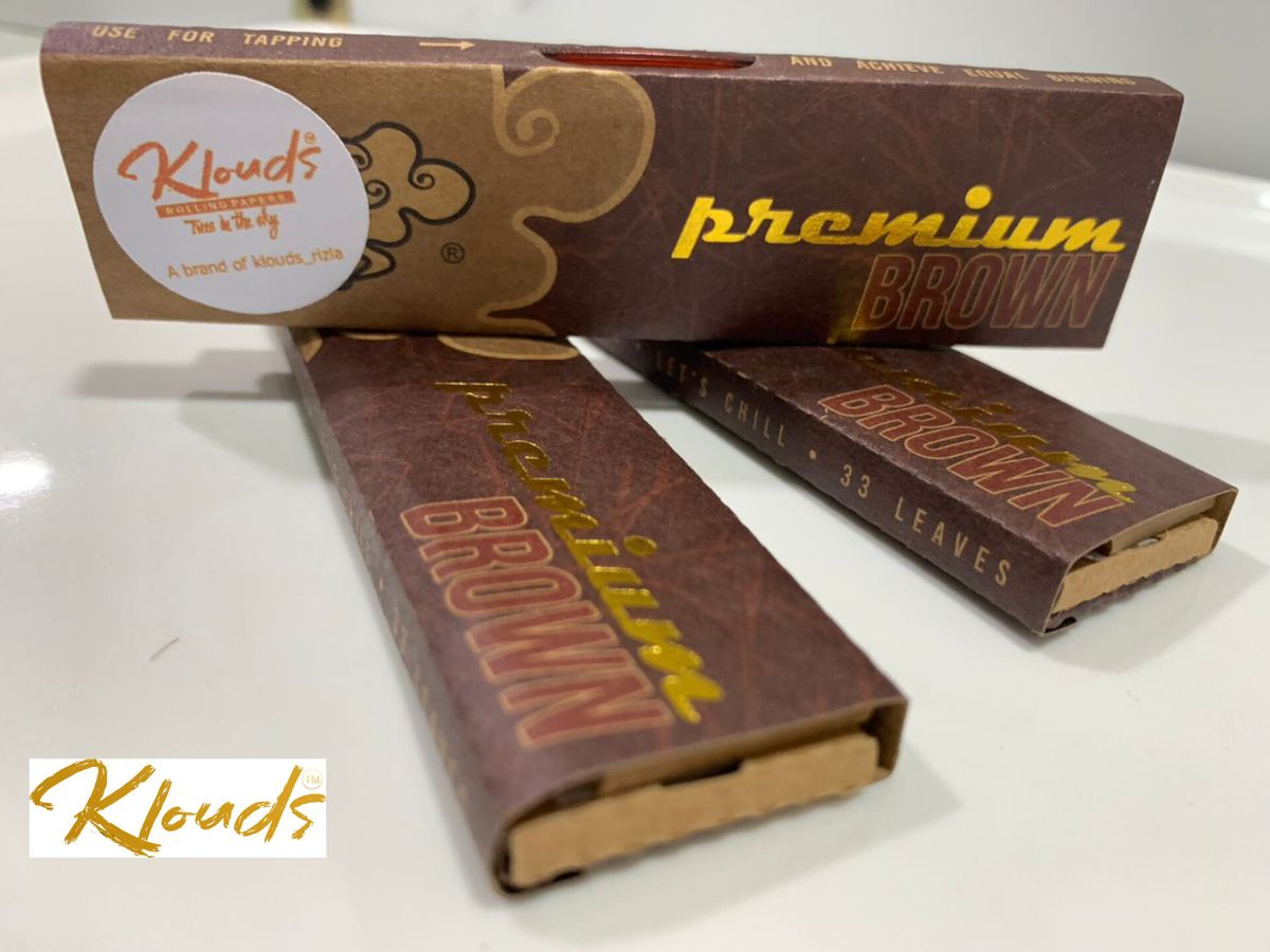Unrolled Klouds Rizla ( Slow Burn Unbleached)