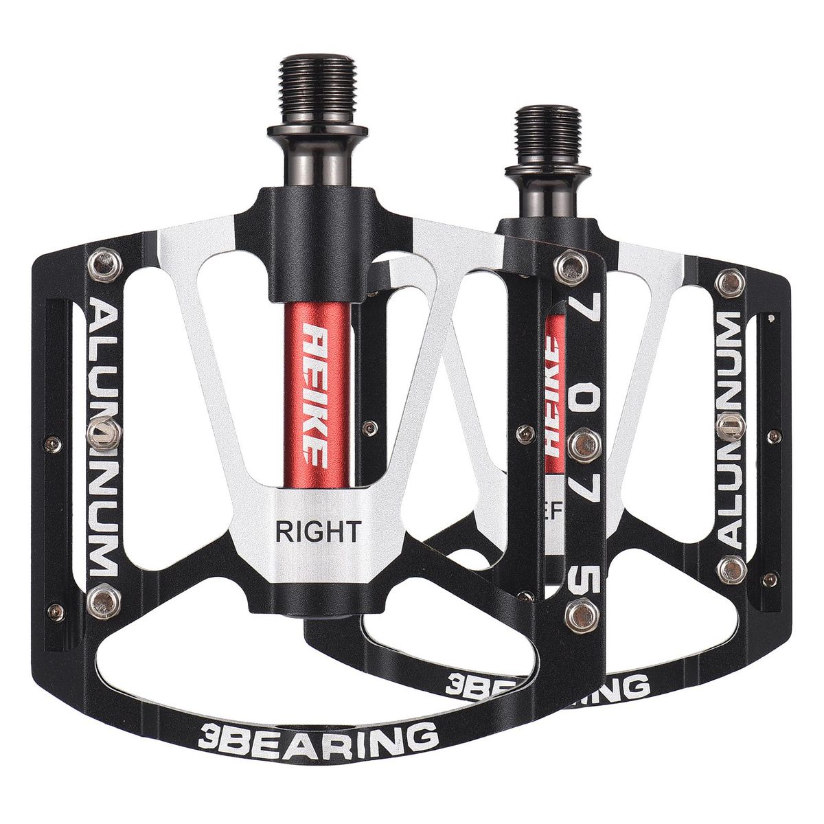 Aeike Mountain Bike Pedals Lightweight Aluminum Bicycle Pedals MTB Road Bike Cycling Pedals Platform