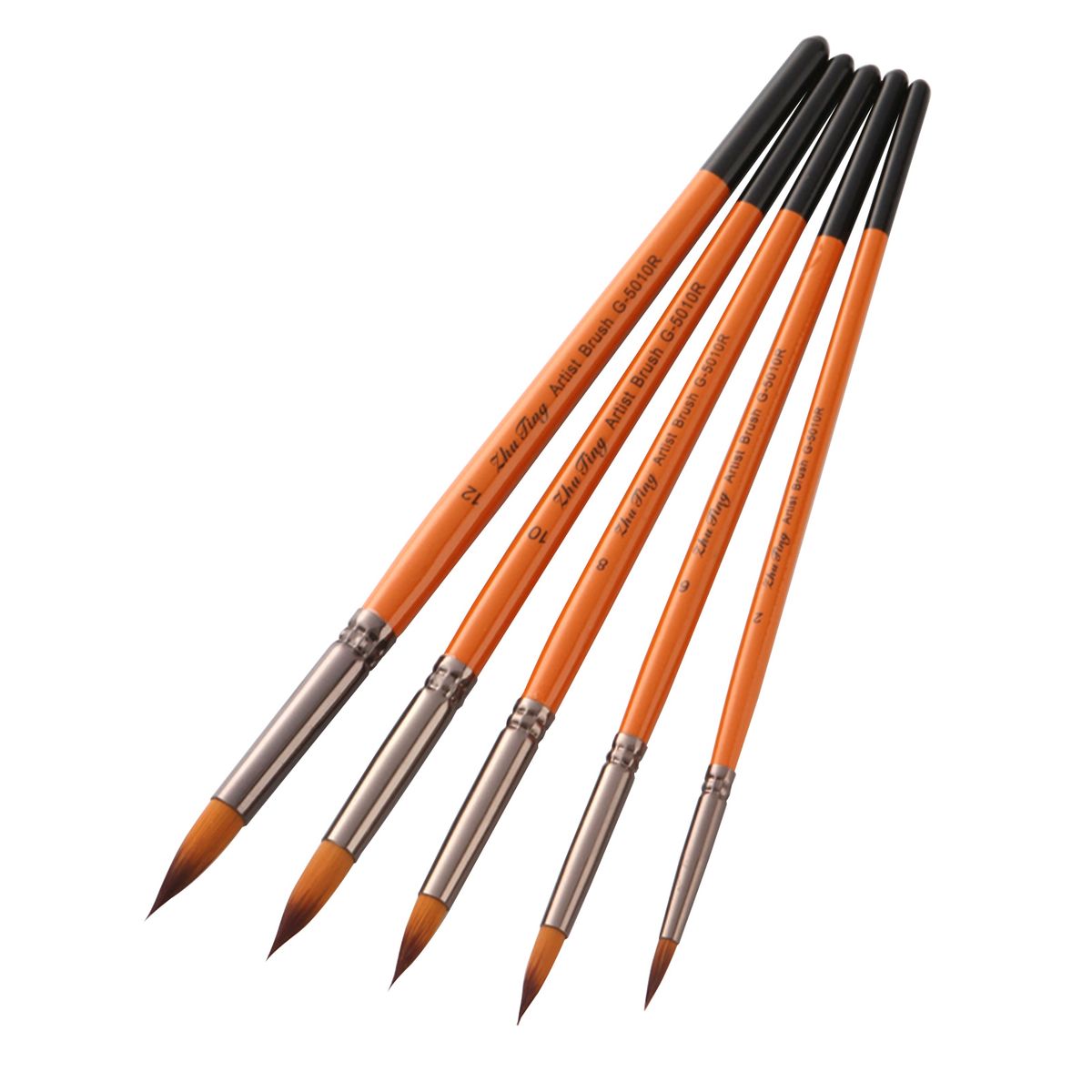 Professional Paint Brushes Set 5pcs Artist Paintbrush Nylon