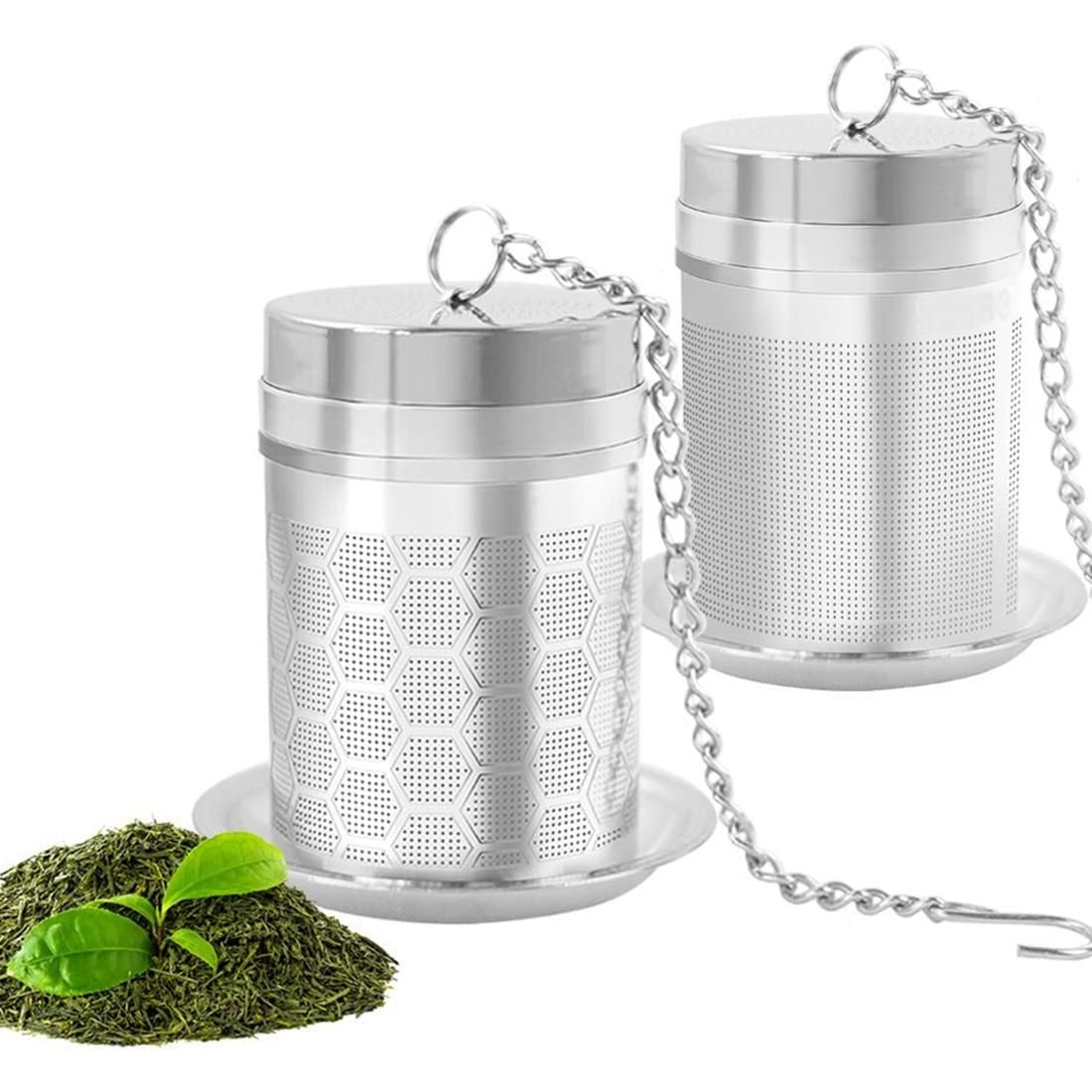 2Pcs Tea Filter Tea Infuser for Loose Tea, Fine Mesh with