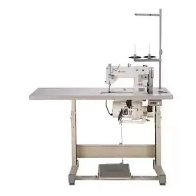 Industrial Straight Sewing Machine With Table And Clutch Motor - EM 8500