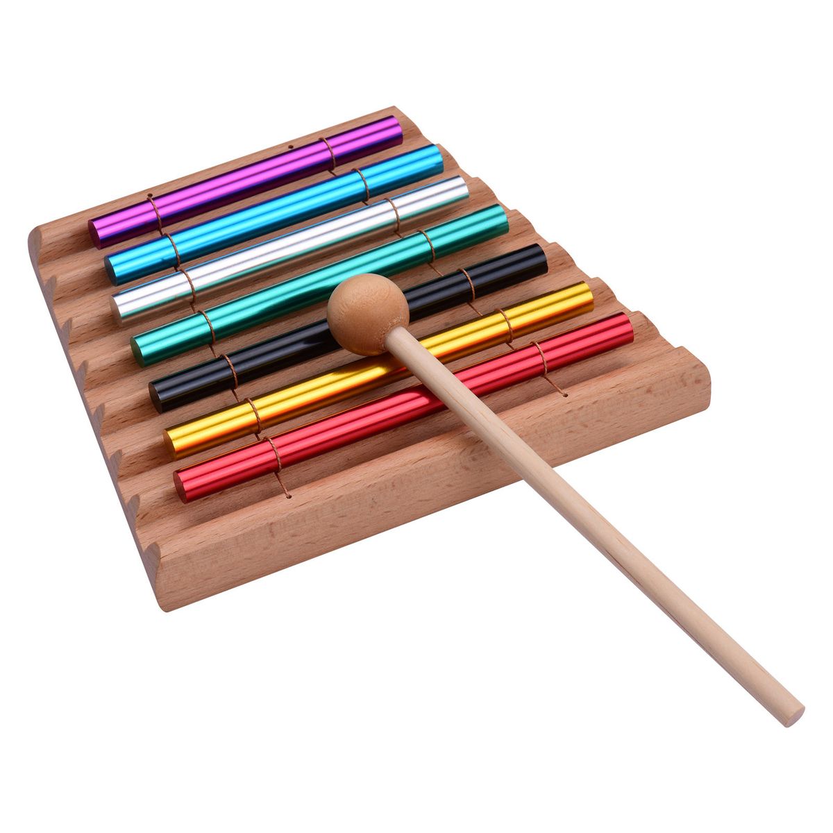 7-Tone Tabletop Chimes Meditation Chime Colorful Wind Bell