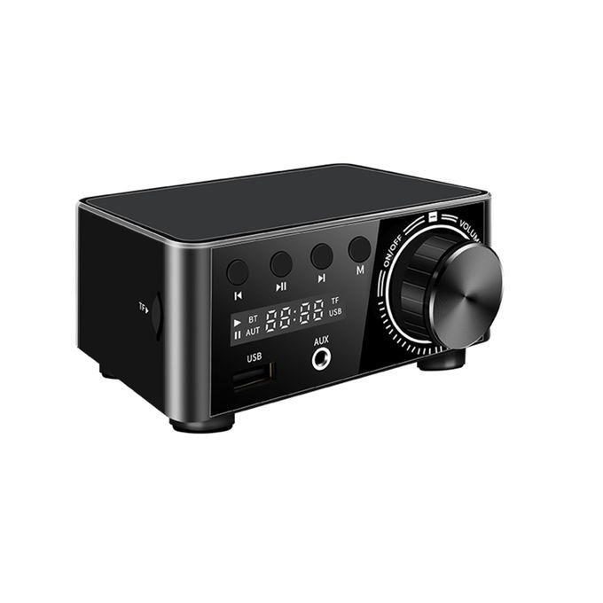 BT 5.0 Digital Amplifier 2x50W Dual Channel Audio System