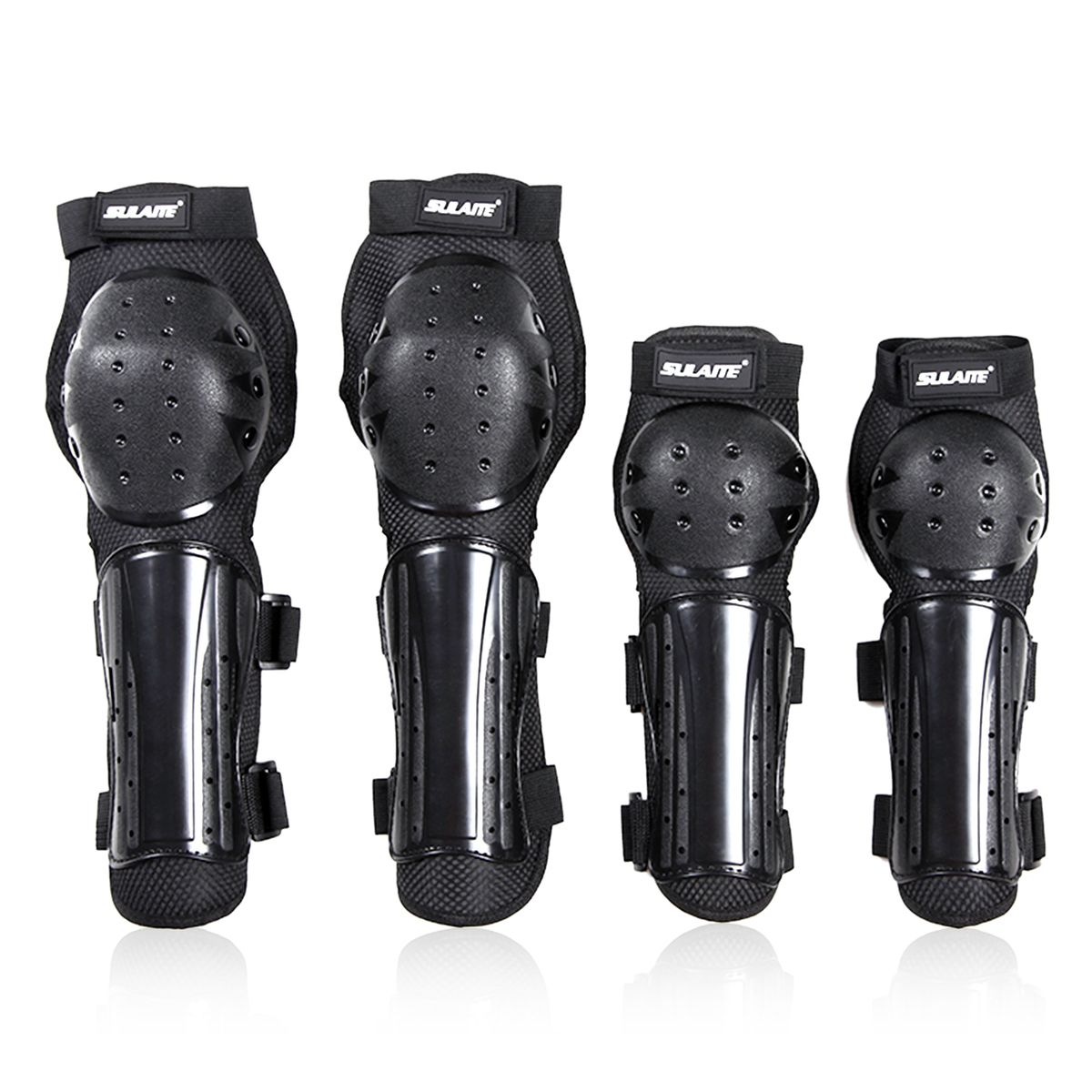 4Pcs Knee Pads Elbow Pads Set Elbow Knee Guards Caps