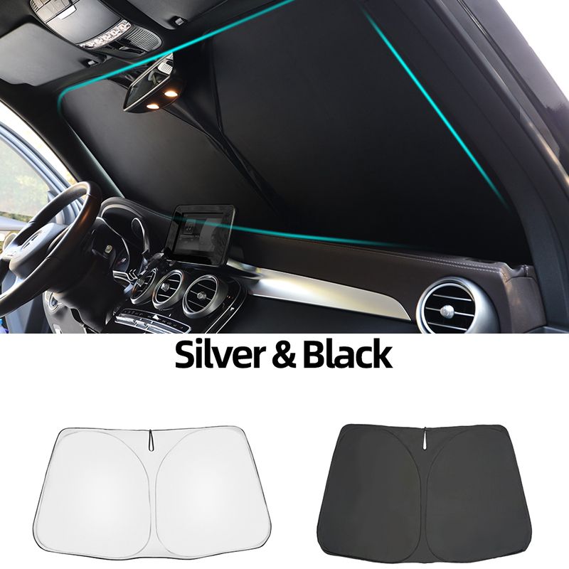For Mercedes Benz GLK 2008-2015 200 220 250 350 Car Sunshade Magnetic Front Windshield Mesh Cu WEF