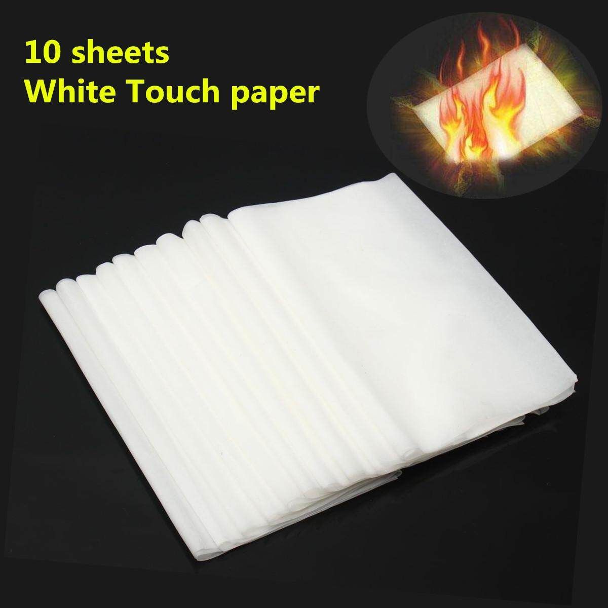 10 Sheets 50x20cm White Touch Paper For Magic Tricks,magic For Adult,Stage Magic